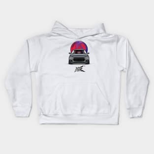 maruti suzuki swift gray Kids Hoodie